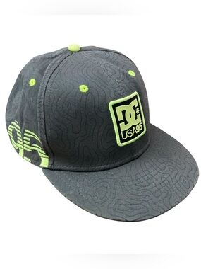 DC Patch Snapback Gray & Neon Topographical Dryden New Era 9Fifty Cap